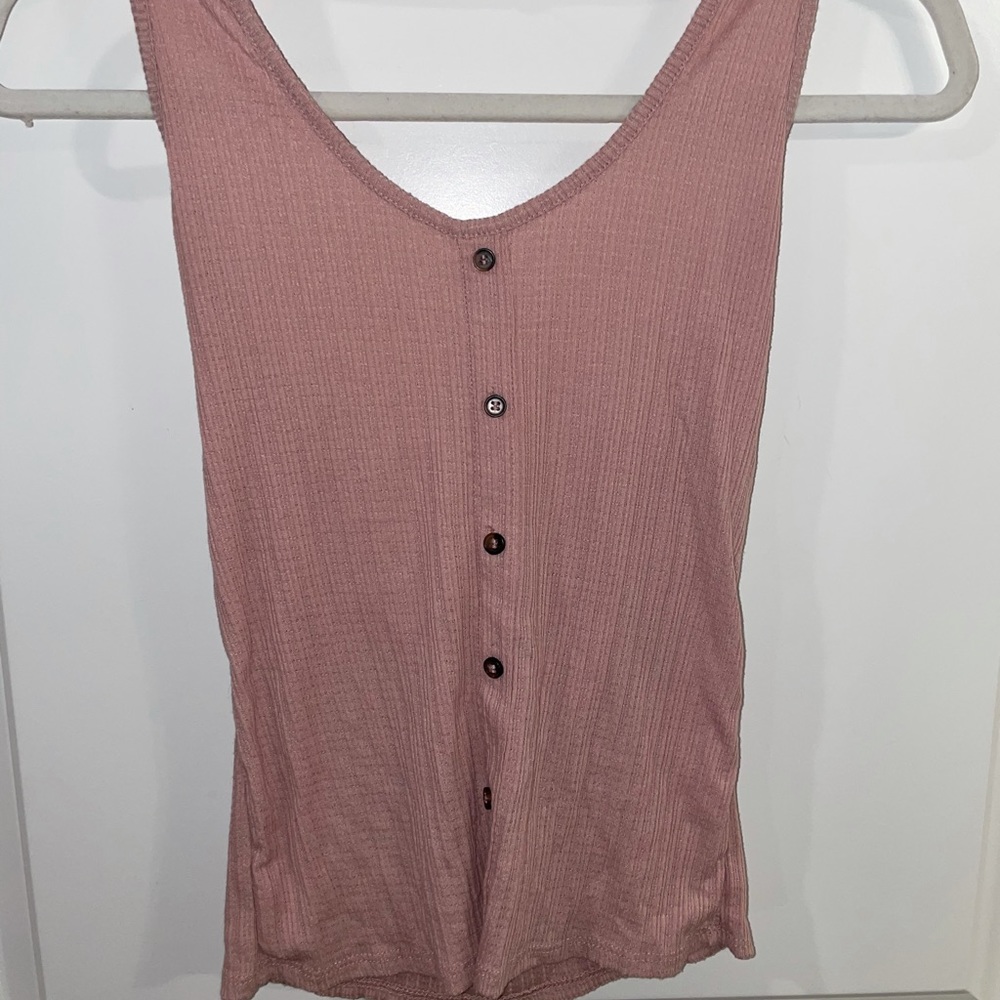 Pink halter top